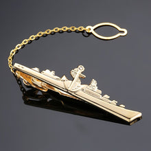 Load image into Gallery viewer, DY New and high quality laser engraving tie clip fashion style gold silver and black men's business tie pin Free Delivery